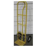 Yellow Hand Truck w/ Solid Rubber Wheels
