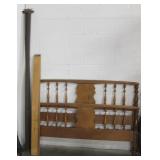 Vtg Full Size Headboard & Footboard - Complete