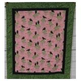 Vintage Handmade Baby Blanket - 36" x 43"