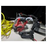 Large Tub Of Battery Powered Tools & Power Cord