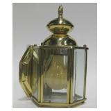 1 Brass Hexagonal Form Coach Light