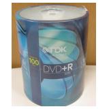 NIP 100 Pack TDK DVD+R Discs - 4.7GB