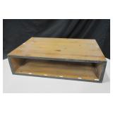 23" x 15" x 6" Wood Shelf With Cut Out