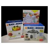 Rice Cooker, Steamer & Kitchen Chopper Set