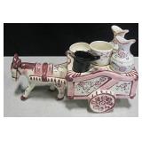 Donkey Wagon Cruet Set 11" X 5.25" X 4.5"