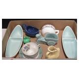 Box Lot of Assorted Ceramics