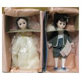 Pair of Madame Alexander 11" Dolls