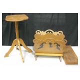 Small Table, Magazine Rack Table 18.75" X 24.50"