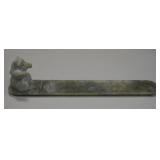 10" Carved Stone Bear Incense Burner