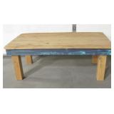 50" x 27" x 18" Tall Rustic Wood Coffee Table