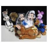 Bag of Various Looney & Disney Co. Plush Toys