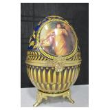 Vintage Limoges France Handpainted Egg