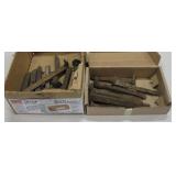14 Vintage 5" Railroad Spikes & One Vintage Tool