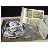 1850 Gandy Dutch Glassware, Lladro Signed Piece