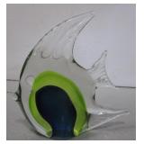 Blown Glass Fish 6" x 2" x 6"