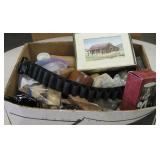 Box Of Vintage Home Decor Collectibles