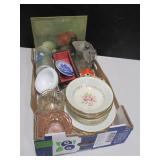 Varioius Vintage Glass & Porcelain Items & Art