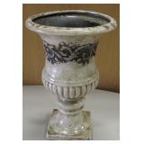 13" Pottery Urn / Planter - 8.5" Diameter