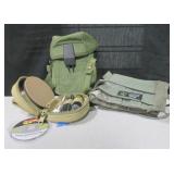Rifle Cleaning Kit and two Military Pouches
