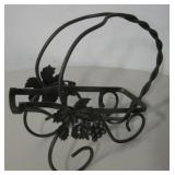 Foliat Grape Form Metal Wine Bottle Holder
