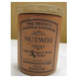 3" REVISED SUFFOLK CANISTER - Nutmeg
