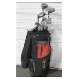 TopFlite Golf Bag w/ Mostly Dunlop Vista Clubs