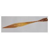 New Zealand Maori Style Wooden Carved Paddle