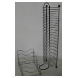 38 Slot DVD Stand & 5 Slot Office Folder Stand