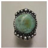 Sterling Silver & Utah Turquoise Southwest Ring