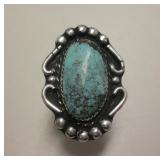 Sterling Silver Utah Turquoise Southwest Ring