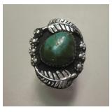 Sterling Silver Ajax Mine Turquoise Ring