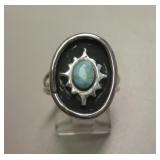 Sterling Silver Utah Turquoise Southwest Ring