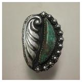 Sterling Silver Ajax Mine Turquoise SW Ring