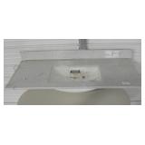 New Onyx Collection 49" Lavatory Counter w/ Sink