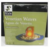New In Open Box Venetian Waters Waterfall Lamp