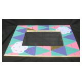 19.5" x 26" Framed Mirror - Frame Is Hand Painted