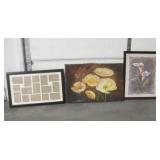 2 Art Prints & 1 Photo Collage Wall Decor