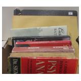 Various Vintage Educational / Bio Books & Maps
