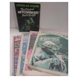 Various Vintage Sci-Fi Themed News Articles & Book