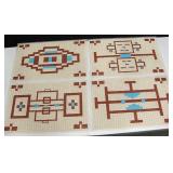 4 SW Design Plastic Canvas Placemats 18" X 12"