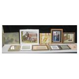 Lot Of Prints, Art & Frames - Some Original