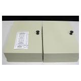 Lot of 2  Key Lock Boxes w/ Combination Locks