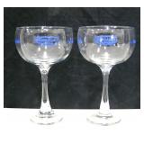 2 Guadalajara Rest. Palace Stn. Margarita Glasses