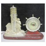 Vintage Gibraltar Co. Mariners / Light House Clock