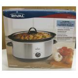 New In Open Box Rival 3.5 Quart Crock Pot