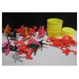 VNTG Barrel of Monkeys & Cowboys & Indians Toys