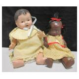 Vintage African American & Caucasian Girl Dolls
