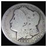 1886-O Silver Morgan Dollar - New Orleans Minted