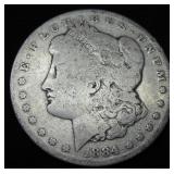 1884 Silver Morgan Dollar - Philadelphia Minted