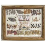 Framed Native Dye Chart 16" X 13"